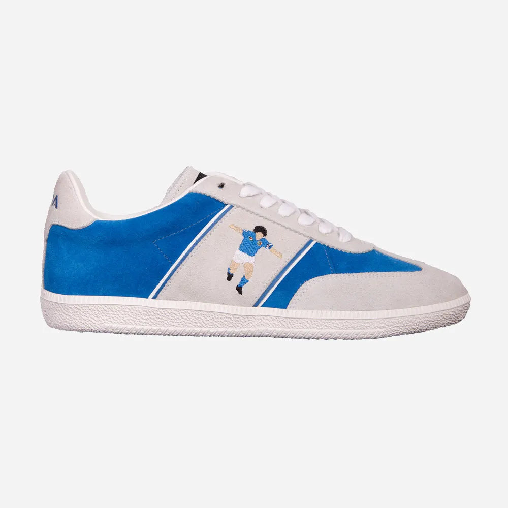 White - Blue