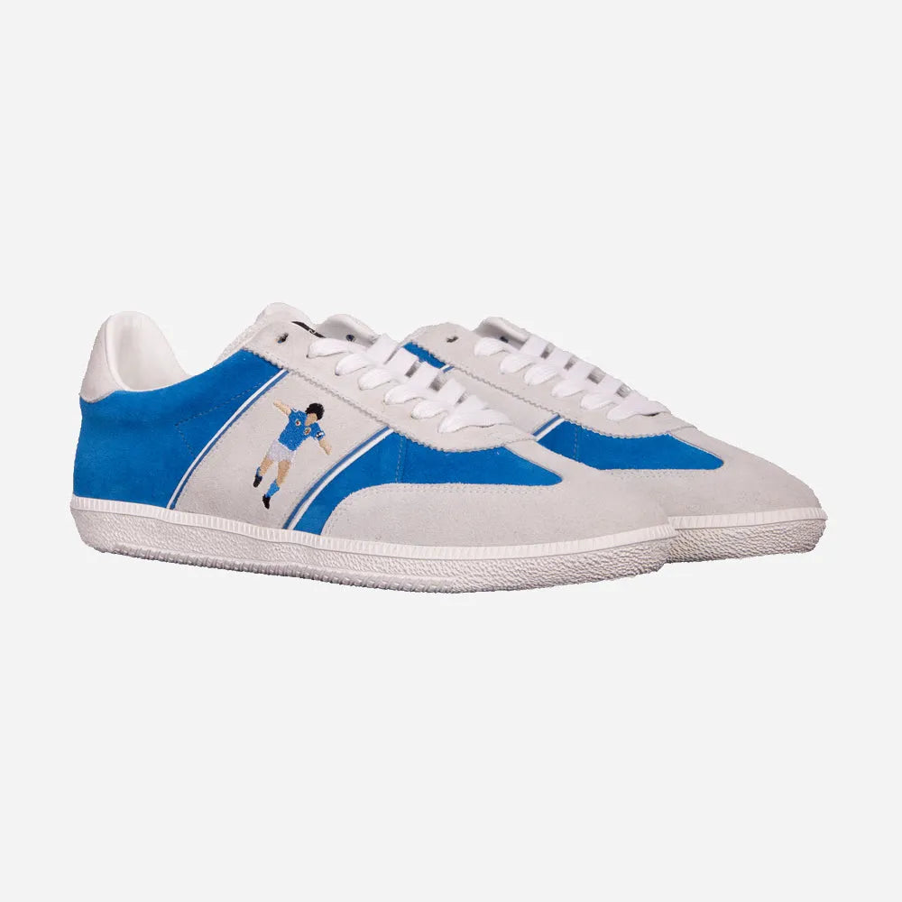 White - Blue