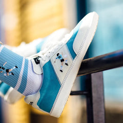White - Blue